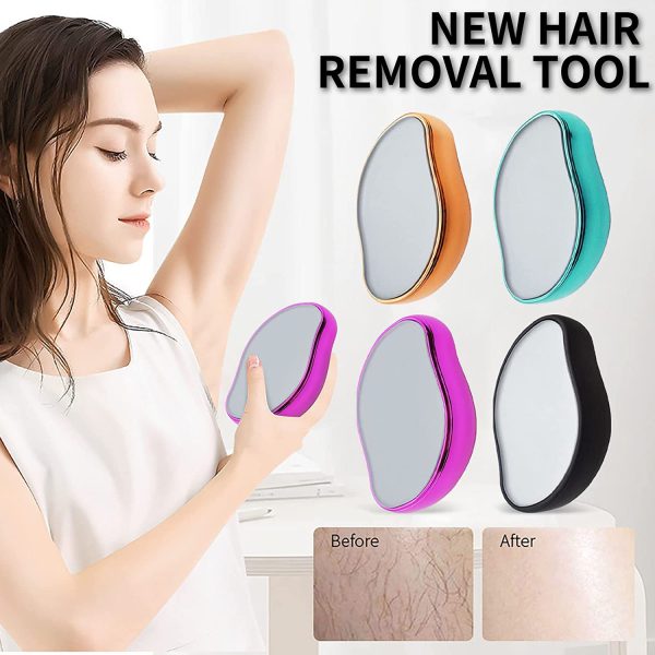 Bleame Crystal Hair Eraser – Painless Exfoliation Hair Removal Tool For Arms Legs Back – Apply To Any Part Of The Body - Image 6